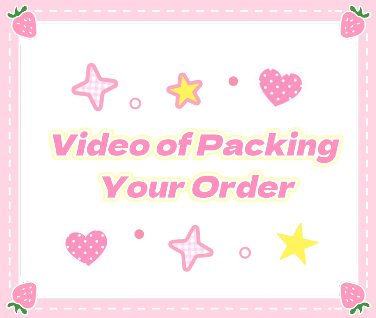 Packing Your Order — Just for You